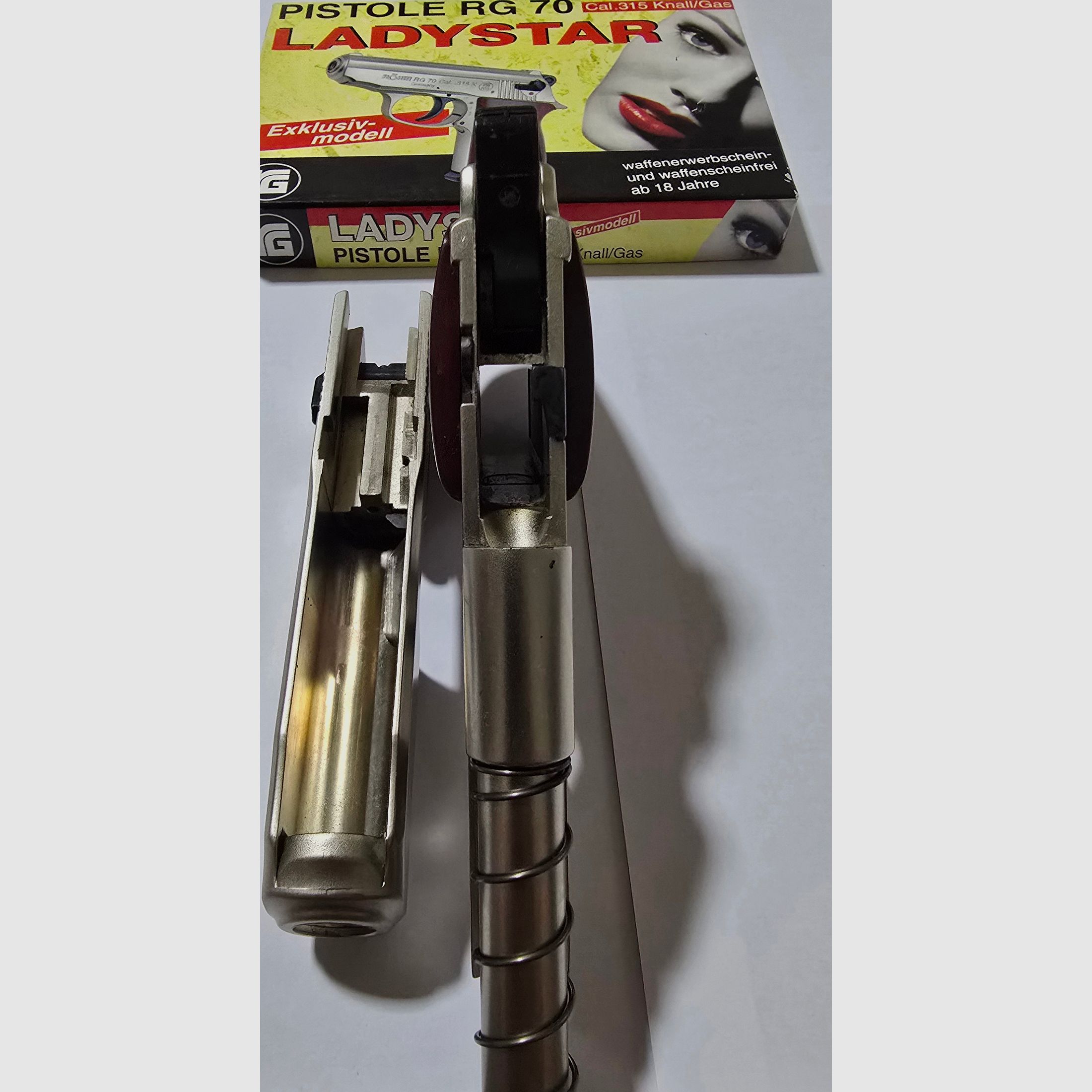 Röhm RG 70 Ladystar selten .315 Knall Nickel