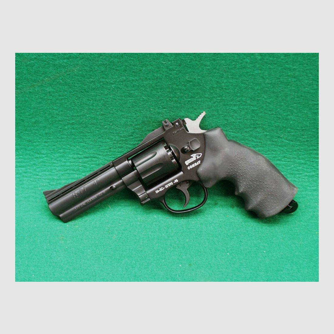 GAMO CO2 Revolver R-77 Combat 4", nero, immagine 1 di 4