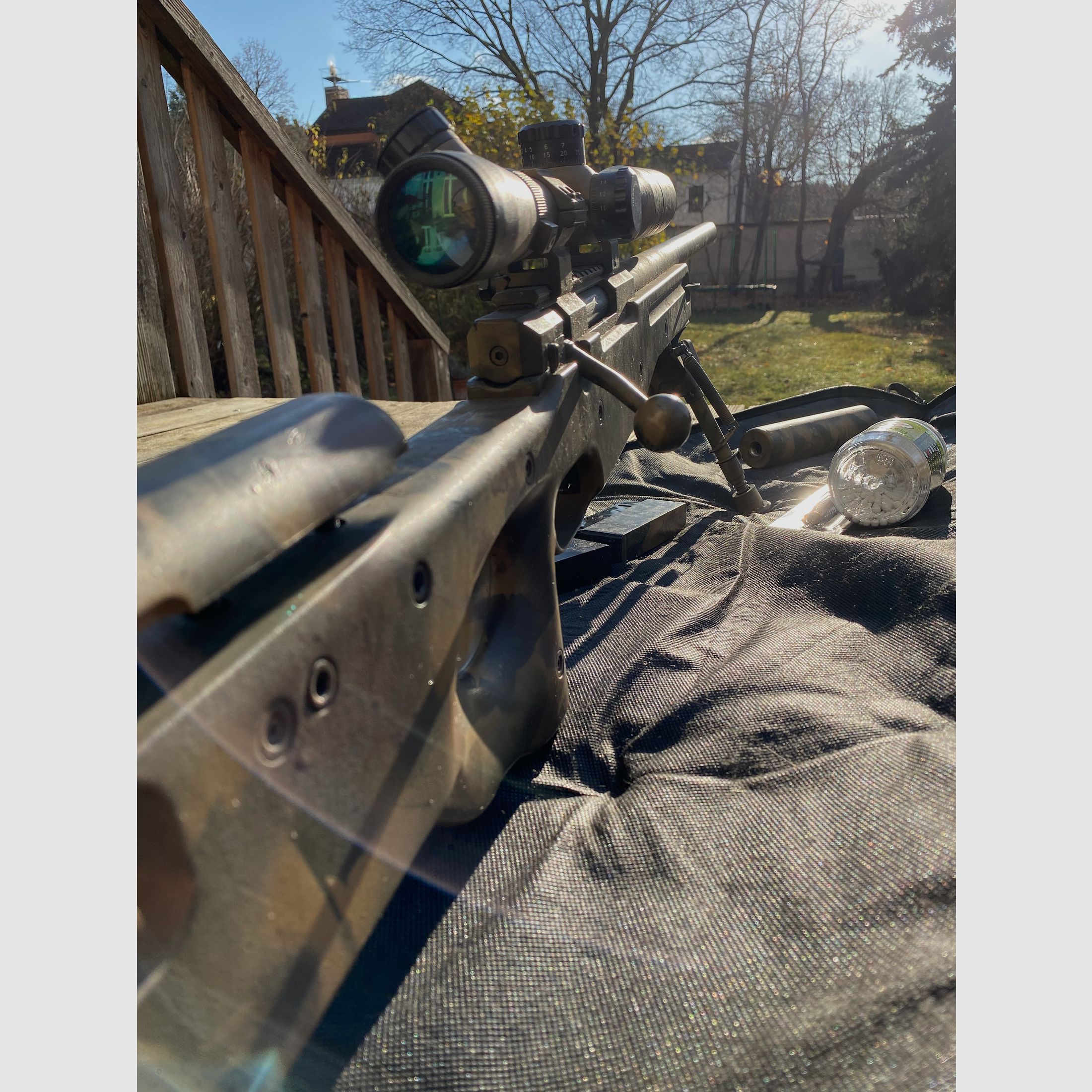 UTG Shadow Ops L96 Scharfschützengewehr KOMPLETTPAKET