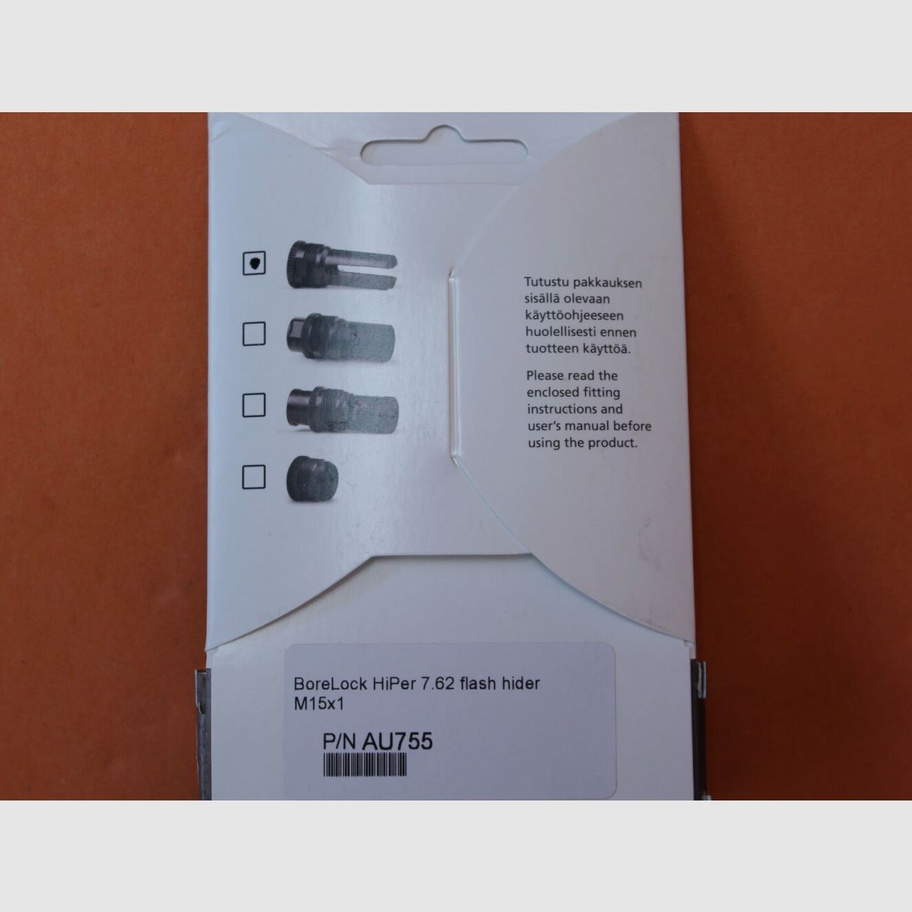 ASE Utra ASE Utra BoreLock HiPer Flashhider .30 (AU755) Phosphated steel (M15x1 for OA) Type Vortex