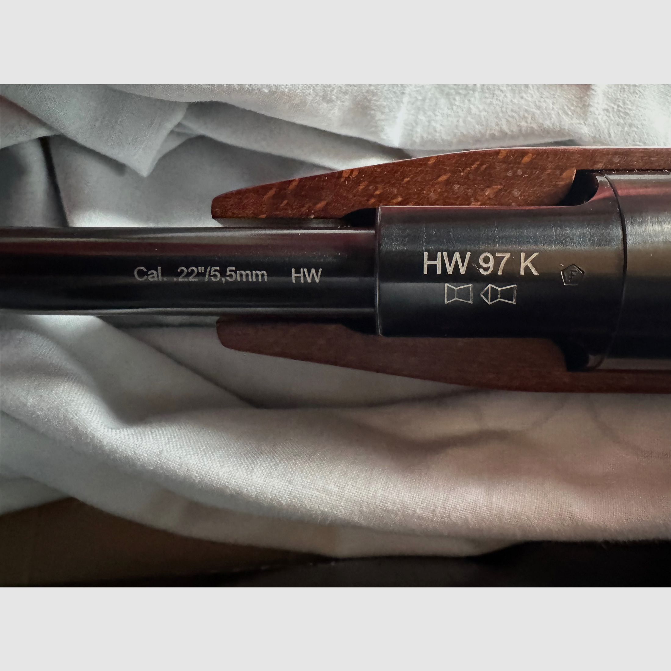 Weihrauch HW 97 Kaliber 5,5 5.5 HAWKE Zielfernrohr Futteral Zubehör