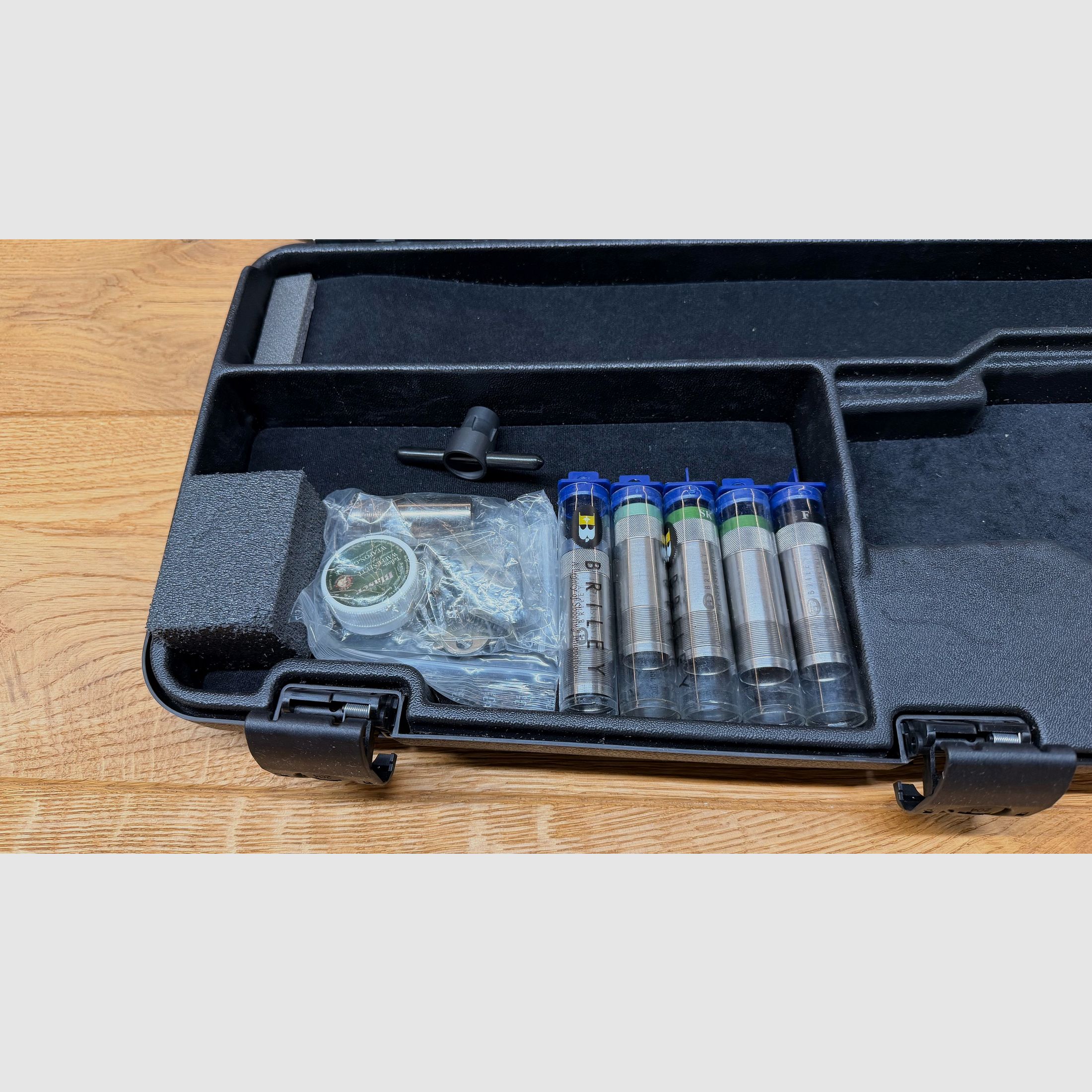 Blaser F16 Game 12/70 / HK 6 / Mattierter Schaft / 5 Briley Wechselchokes / Custom Leuchtkorn