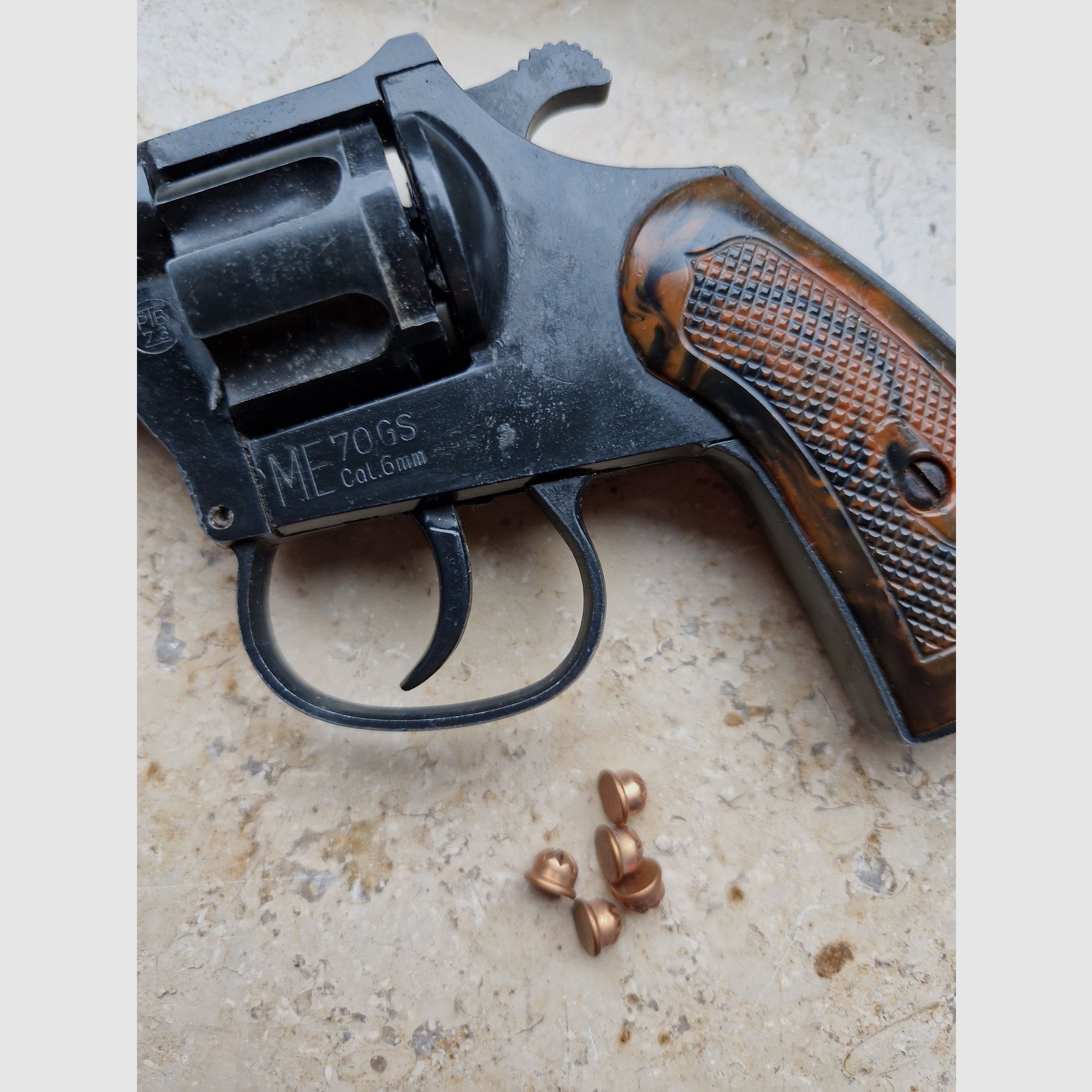 Gasrevolver ME 70/G, 6mm Flobert 6mm
