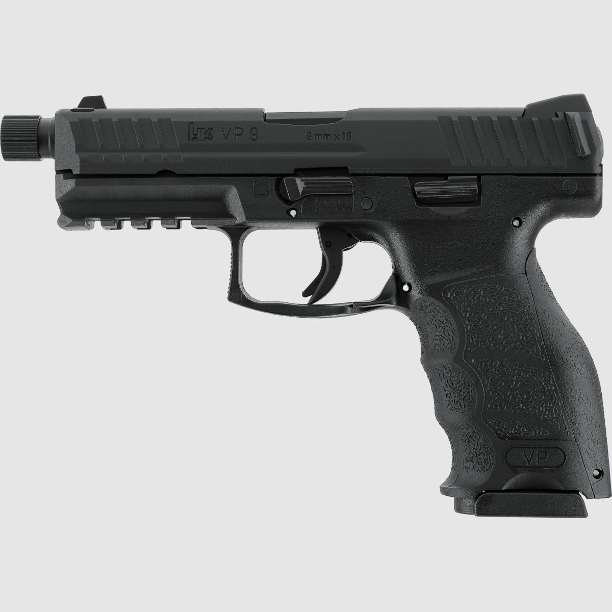H&K VP9 Versione Metallica Tattica GBB Airsoft Nera -F-