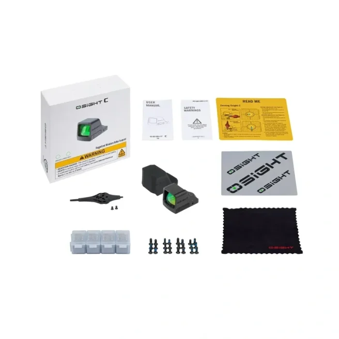 Visor de punto rojo OLIGHT OSIGHT C GREEN-BLACK, imagen 3 de 4