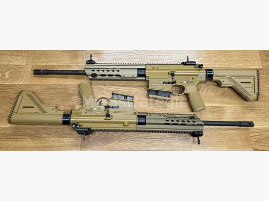 Heckler & Koch GmbH MR308 A3 ÉDITION SPÉCIALE carabine semi-automatique .308Win - Design & technique de patrouille G28 - similaire à HK 417 M110A1 - Upper et Lower revêtus RAL8000