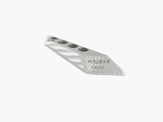 Left-Hand Thumb Rest Silver Toni System Gray