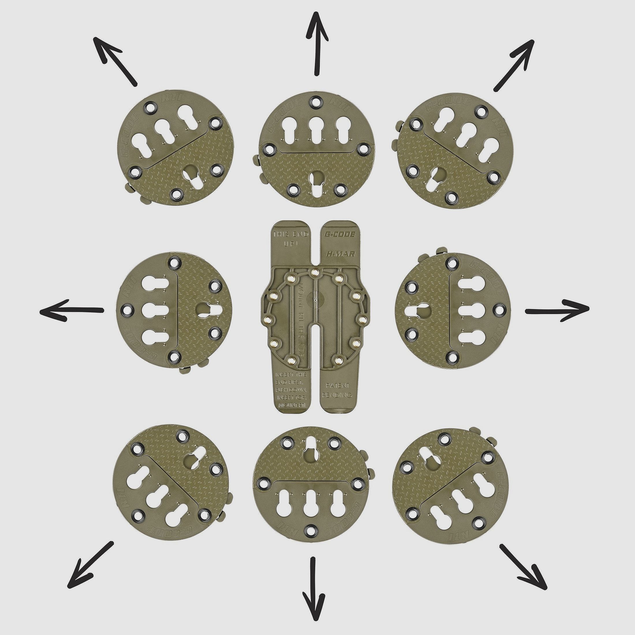 G-Code RTI H-MAR Molle Adapter, image 11 sur 14