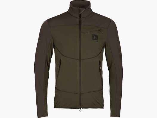 Härkila Fleecejacke Olaf Willow green/Shadow brown