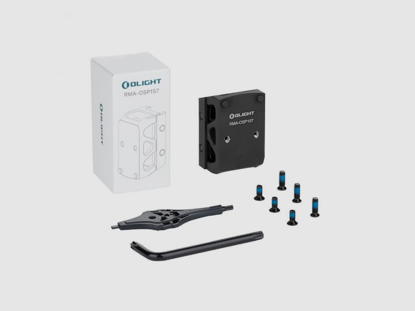 Adaptador Osight base para riel Picatinny Olight baja, imagen 14 de 16