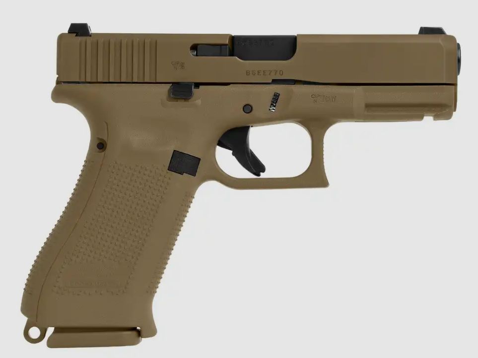Glock 19X – 9mm Luger Pistol | Coyote Brown / Tan