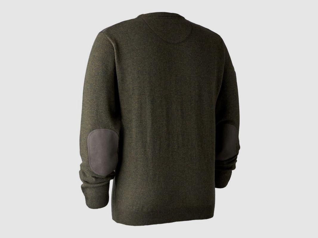 Deerhunter Herren Pullover Sheffield Knit Grün Melange S