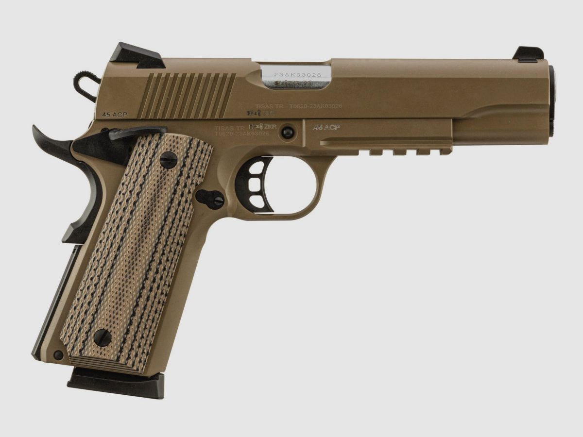 TISAS ZIG PC 1911 FDE .45 ACP 5 inches Pistol, image 1 of 8