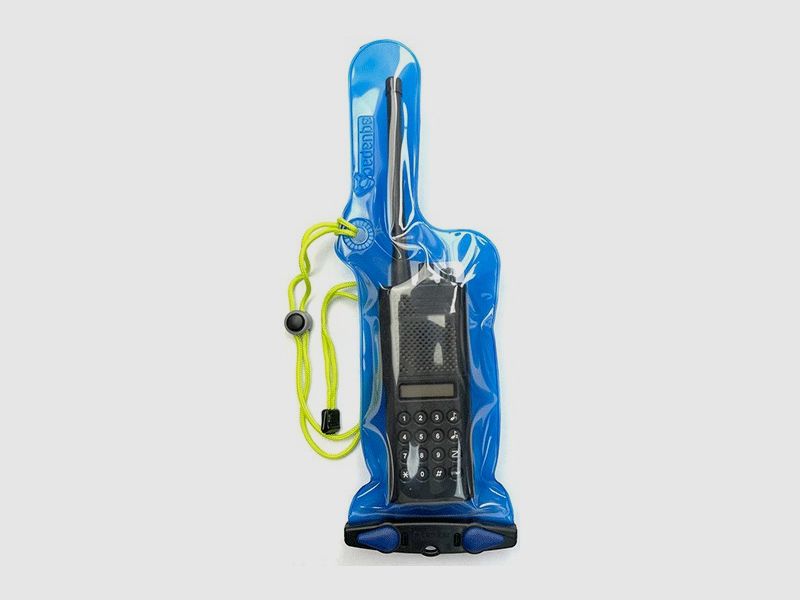 AQUAPAC WALKIE RADIO VHF KLEIN BLAU