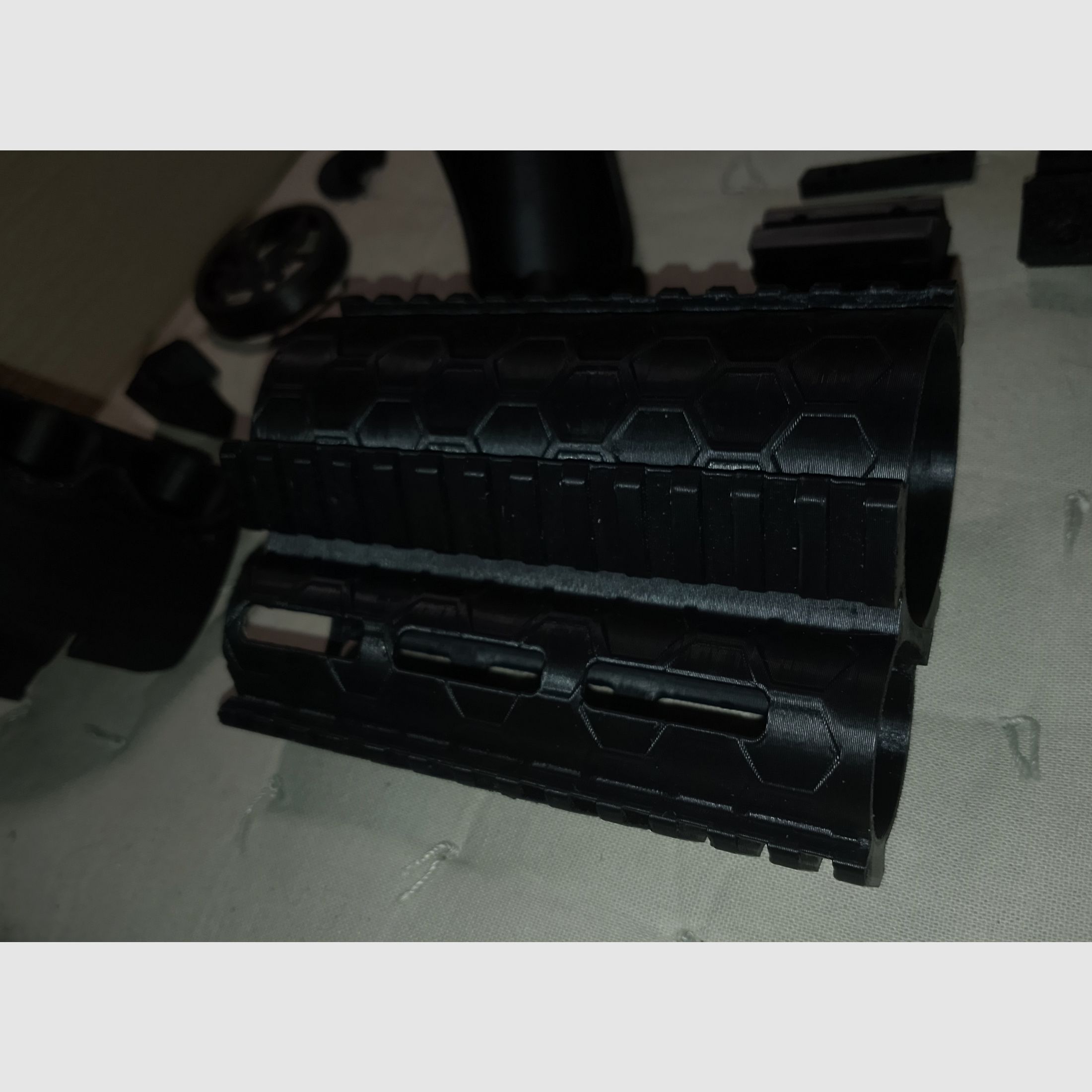 Aea HP max. gran conjunto de piezas de tuning, aumento de caña de impresión 3D, adaptador de montaje de riel Picantinny, cobertura de visualización de disparo único, freno de boca, etc.