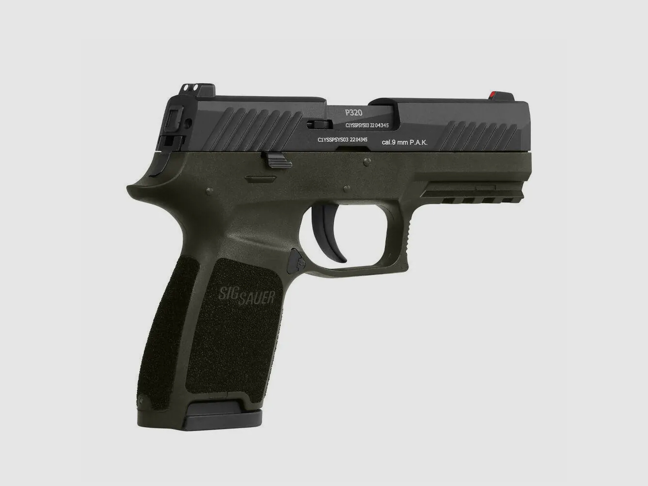SIG SAUER P320 OD-GREEN SCHRECKSCHUSSPISTOLE IM KALIBER 9 MM P.A.K.