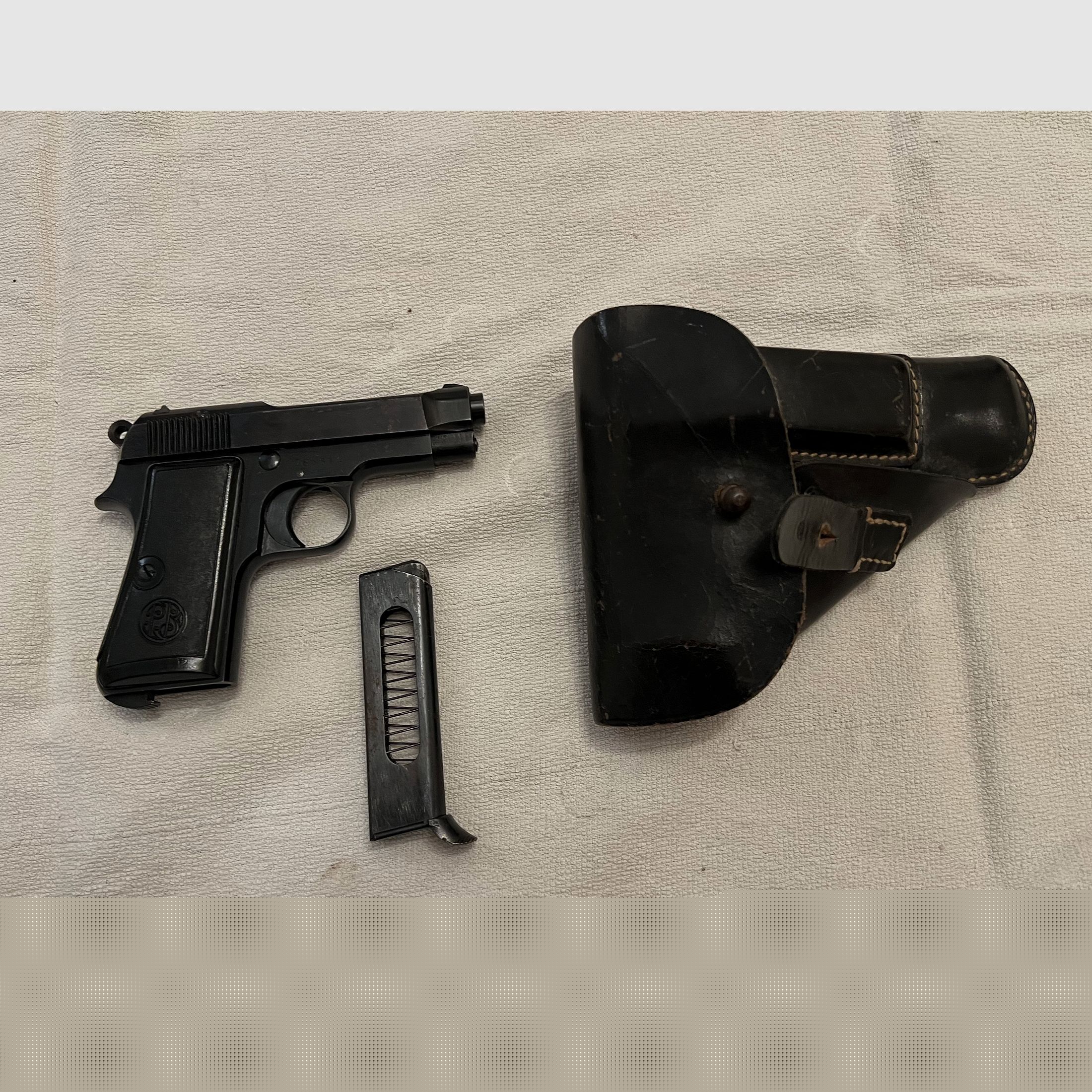 Halve automatische pistool Pietro Beretta Gardone 7,65mm