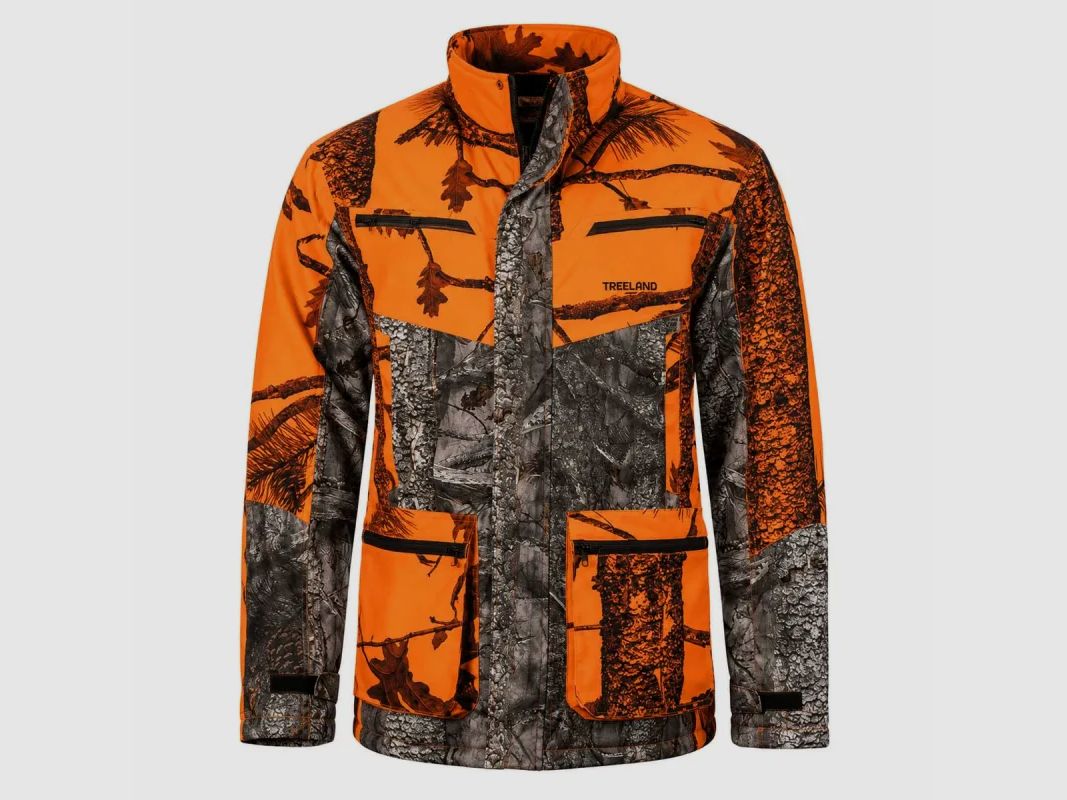 Warm Hunt 4 Kapuzenjacke warm camo orange M bis 3XL, Bild 9 von 17
