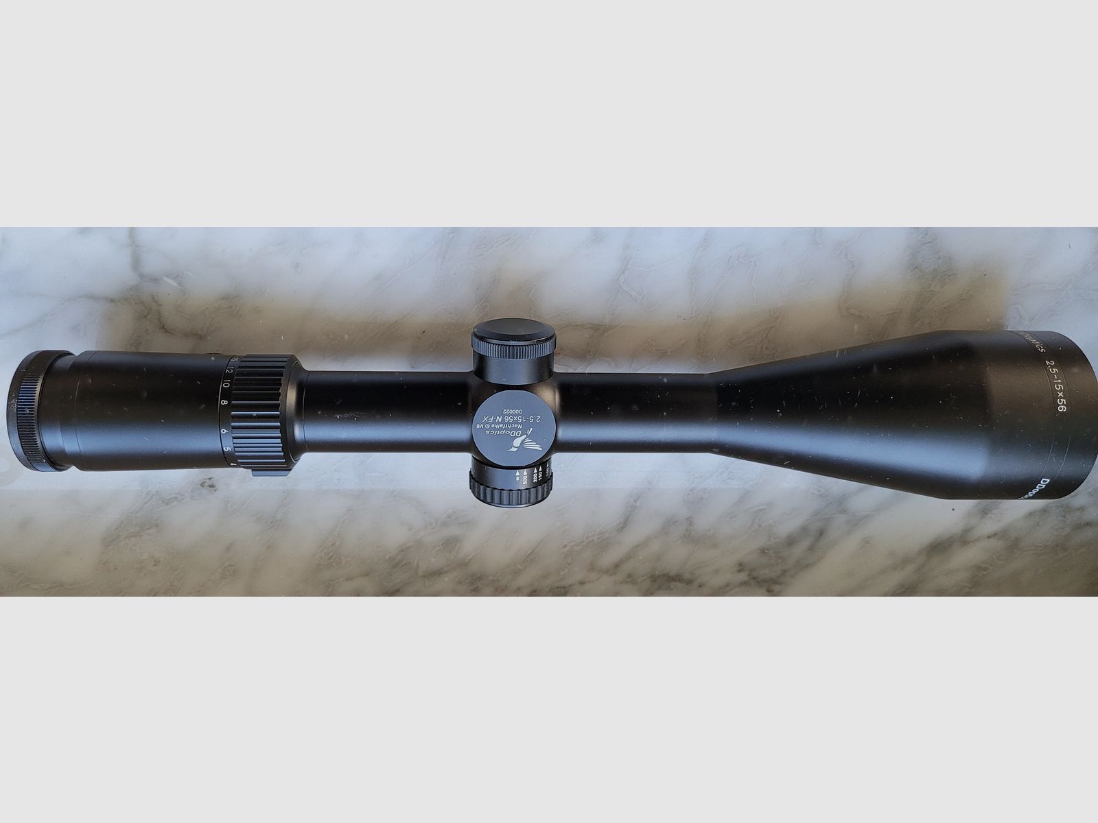 DD Optics 2,5-15x56 NFX   Absehen 4a  Neuwertig