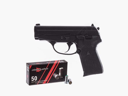 Cuno Melcher Sig Sauer P239 Schreckschusspi stole, brüniert - inkl. 50