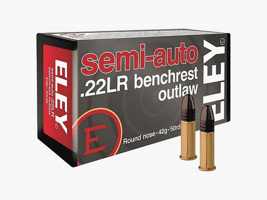 Eley Benchrest Outlaw .22 LR 40gr