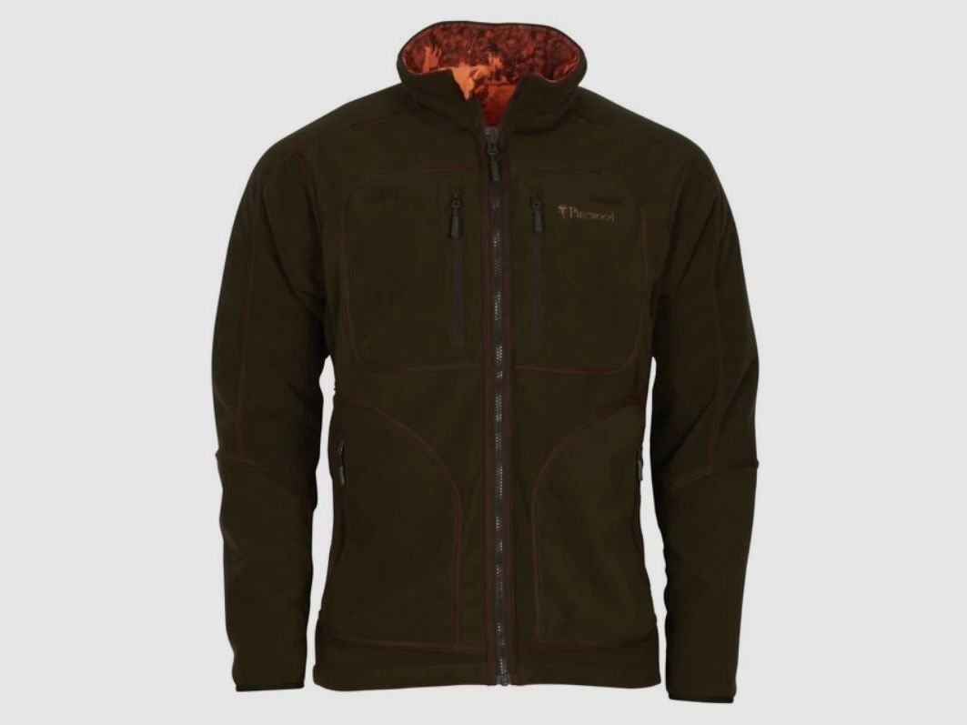 Pinewood wendbare Herren Fleecejacke Furudal Reversible Camou