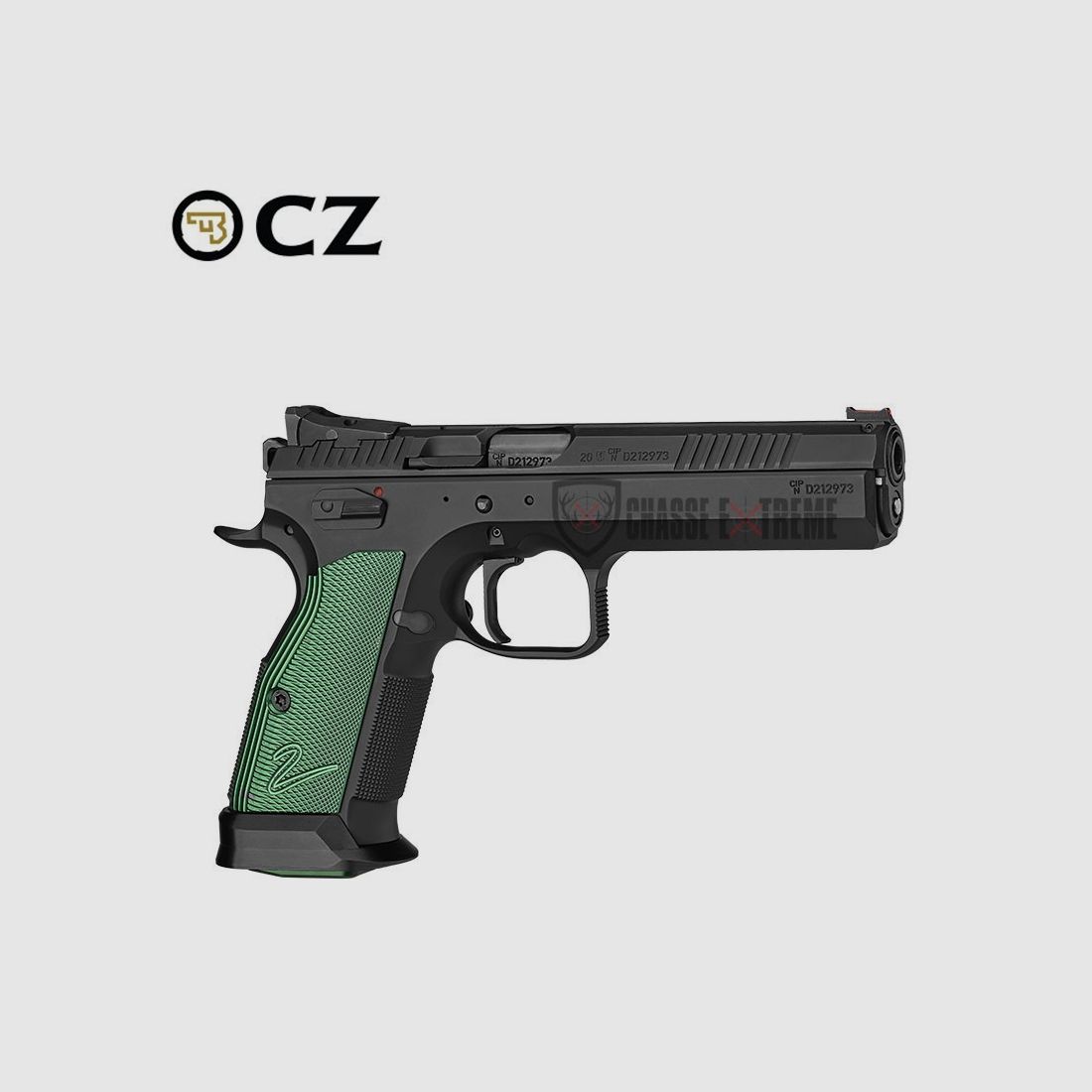 CZ Tactical Sport 2 Racing Green Pistool Kal 9x19, afbeelding 1 van 3