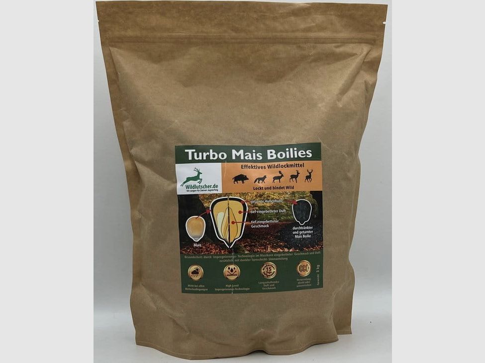 Wildlutscher Turbo Mais Boilies 8 kg