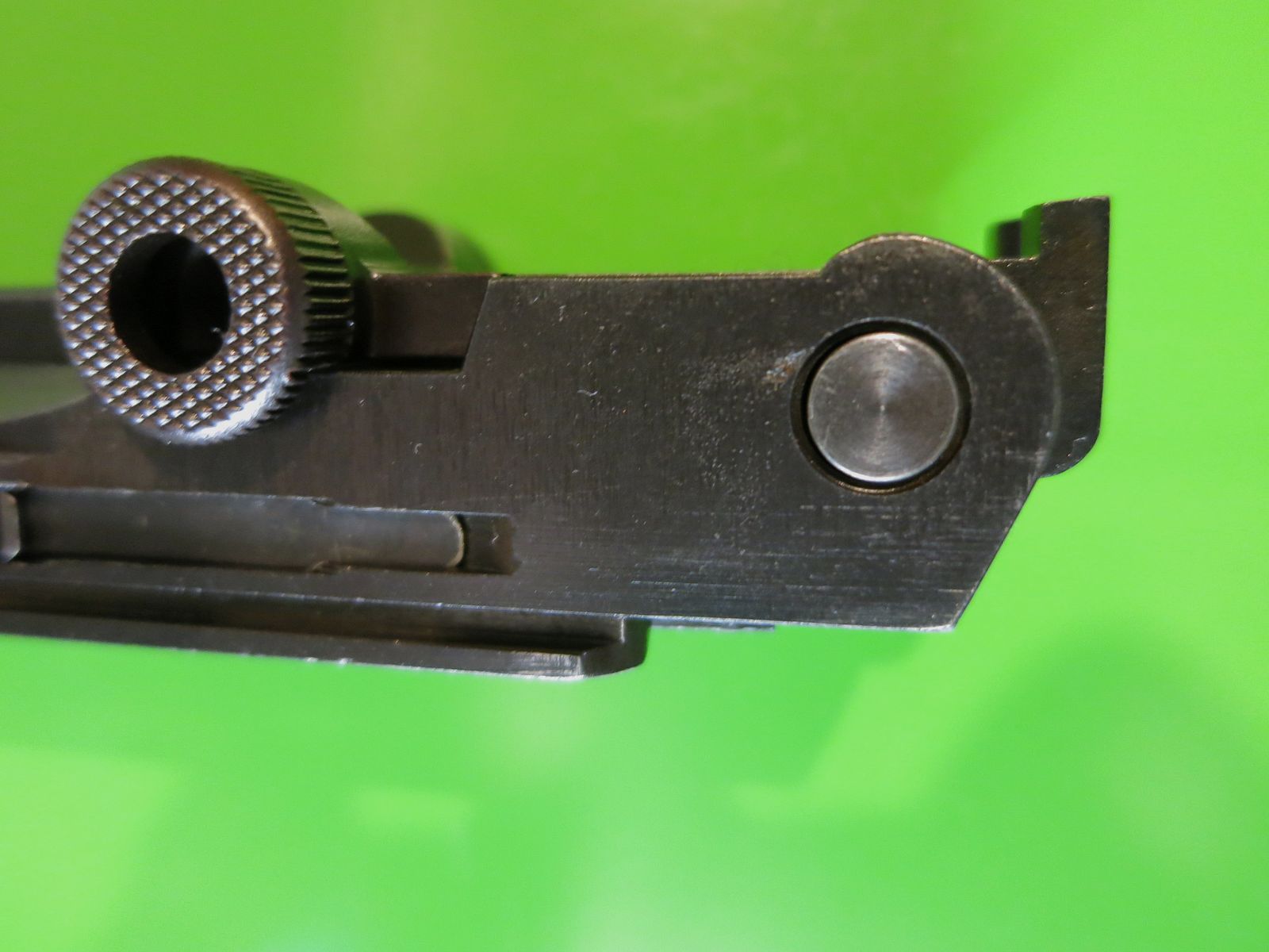 Parabellum-Pistole, Luger Pistole 08, Kaliber 22lr, ERMA-Wechselsystem im original 08-Lauf     #55-