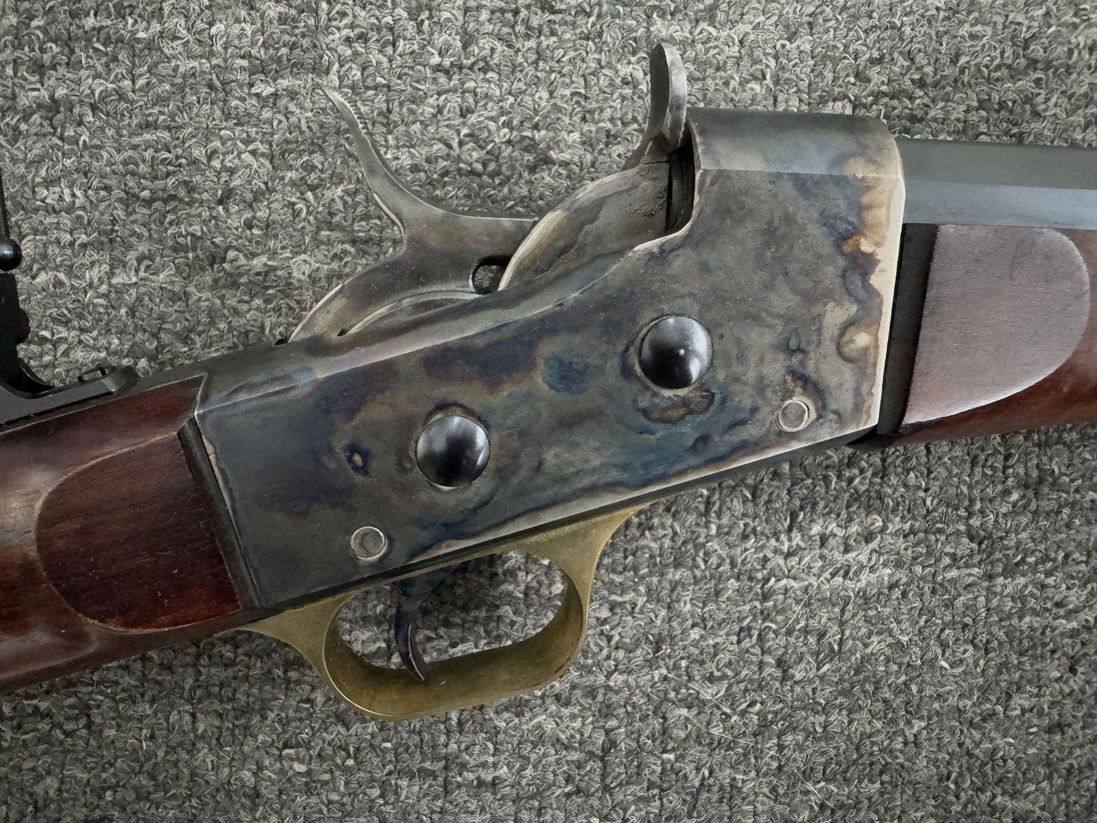Pedersoli Rolling Block rifle single loader .357 Mag.