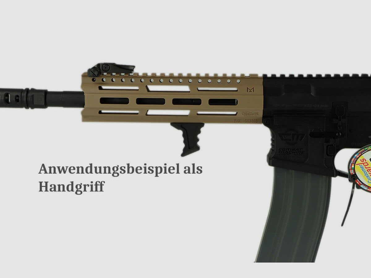 Keymod Mini Handschutz Griff/Handstop, schwarz