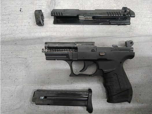 Schrikkogelwapen, Walter P22, Defect