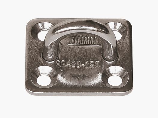 Stainless Steel Hook Kit Square Plates, Set of 4