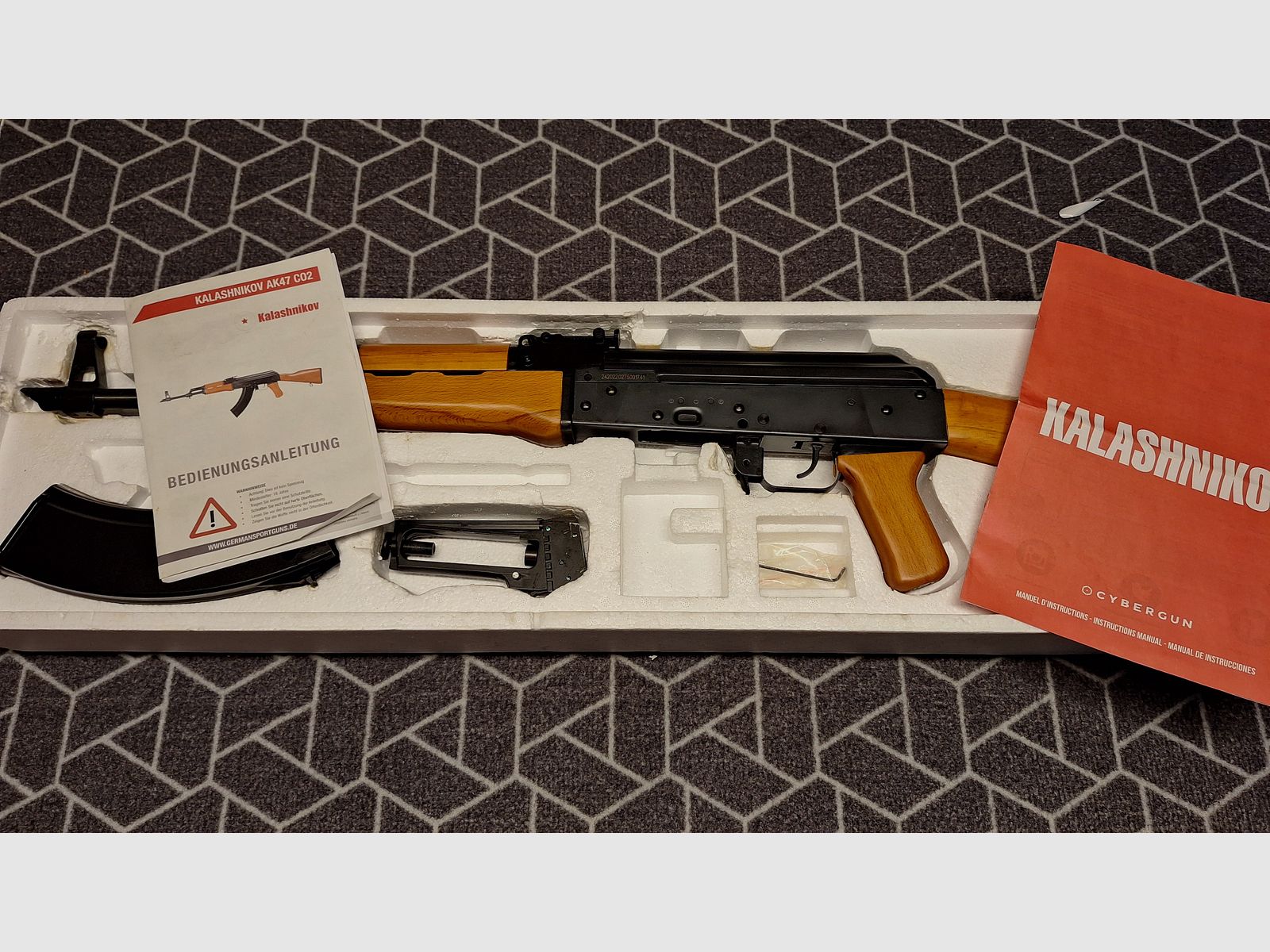 Kalashnikov AK47 G.S.G. Co2-Luftgewehr 4,5 mm-NEU!