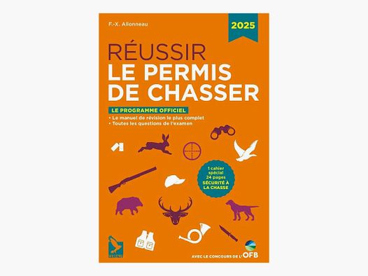 LIVRE PERMIS DE CHASSER 2025