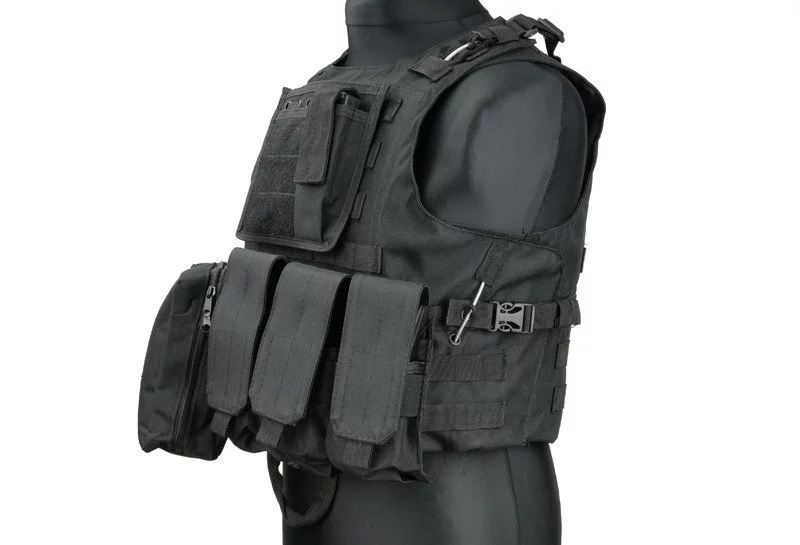 AAV FSBE-type tactical vest – black, image 2 of 10