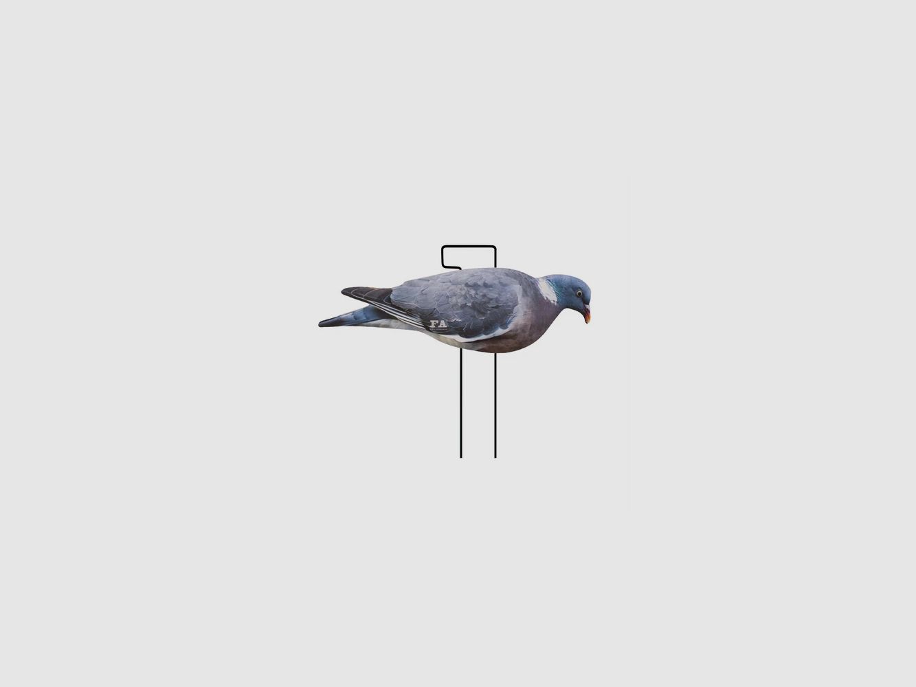 Silhouetten Taube 2D Flockée Final Approach – Set von 12, Bild 1 von 3