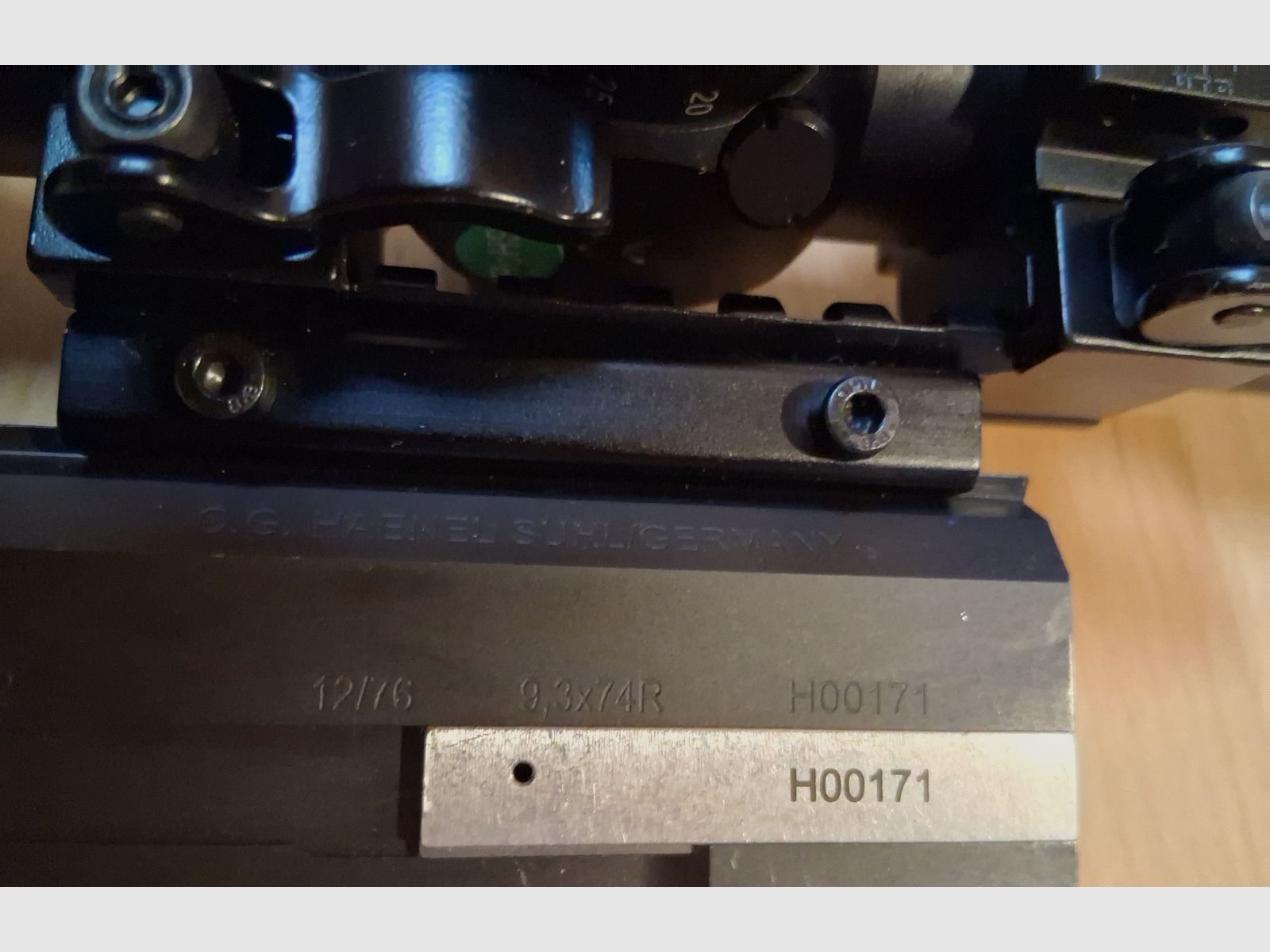 Bockbüchsflinte BBF Haenel Jaeger  8.10 mit Handspannung
