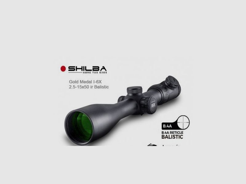 Shilba Gold Medal I6X 2,5-15×50 B4A Ballistic IR Zielfernrohr
