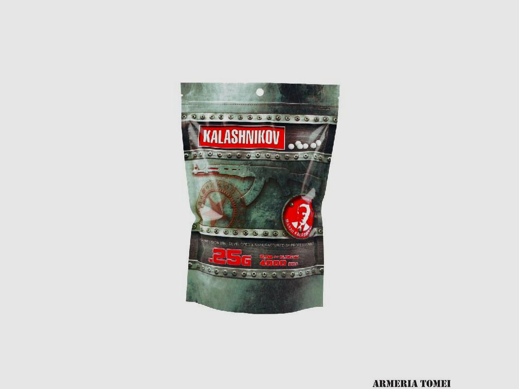 KALASHNIKOV – GESCHOSSE .25G WEISS – 5,93mm VERPACKUNG 4000 ST.