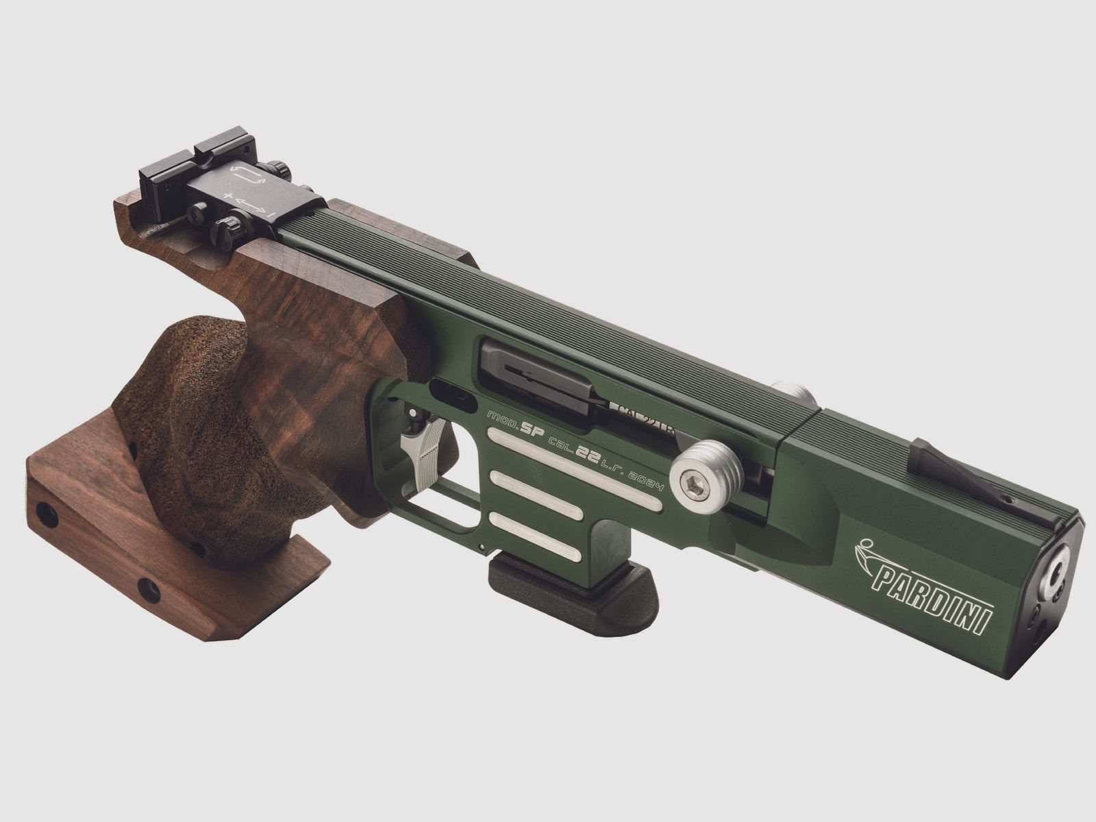 Pardini SP HighTec grün, Kaliber .22lr || Pistole