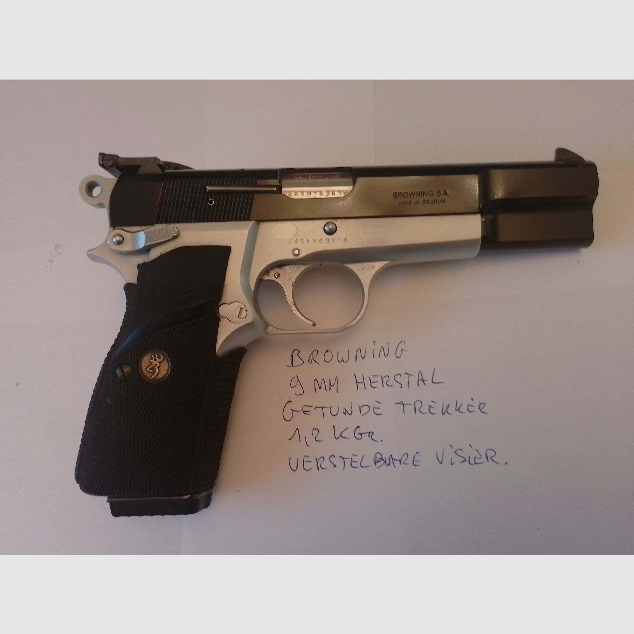 Browning 9mm HP FN Herstal