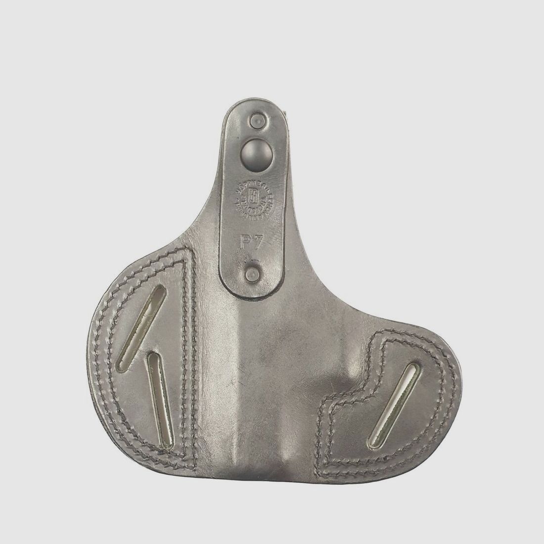 Lederholster Höppner und Schuhmann, Gürtel- Schwarzes Holster für die Heckler und Koch HK P7