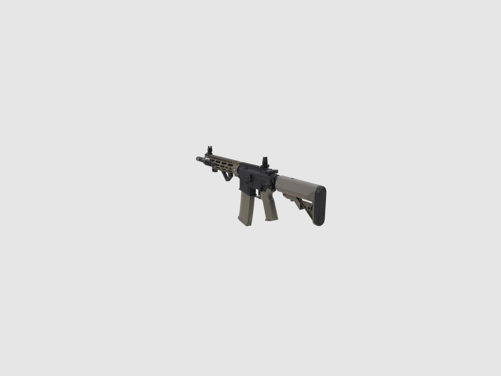 SA M4 Carbine M-LOK (SA-P20 PRIME™ Aster II ETU BLDC™) Rifle Airsoft Libre a partir de 18 - Negro/Oliva -F-