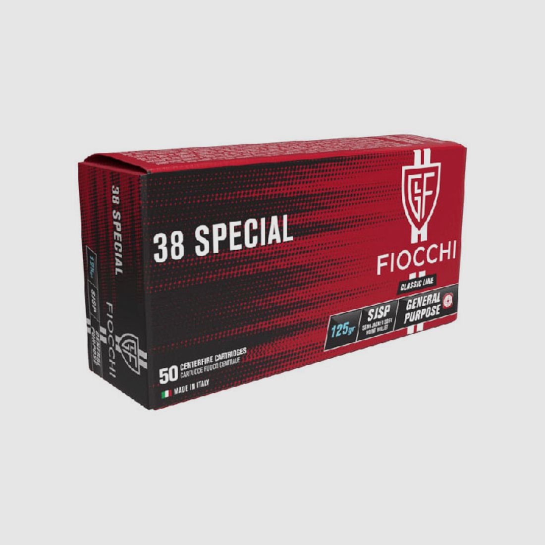 FIOCCHI Classic Munition – 38 S&W Special – 125 grains – halbblind