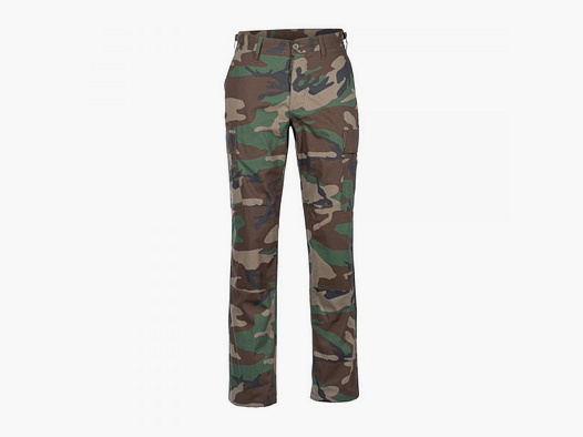 Mil-Tec US Feldhose Typ BDU Ripstop woodland