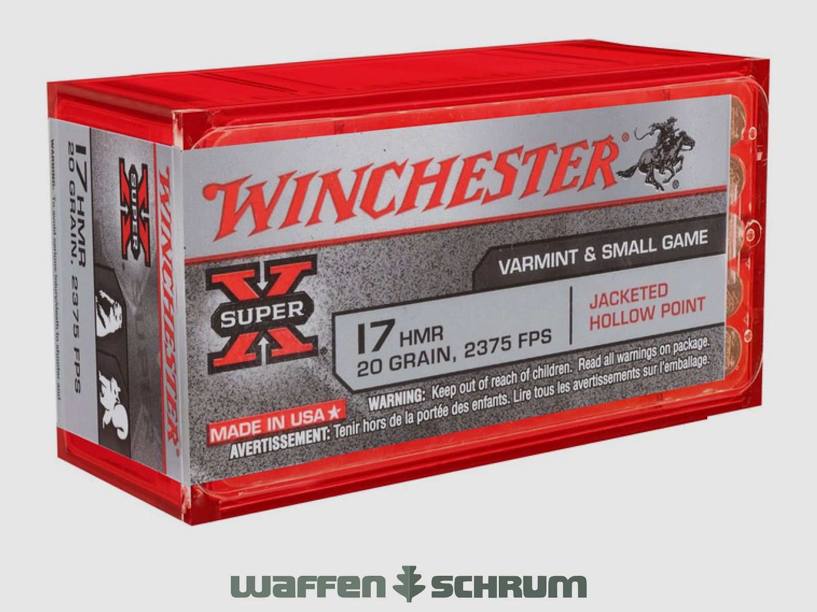 Winchester Super-X 1,3g - 20gr .17HMR