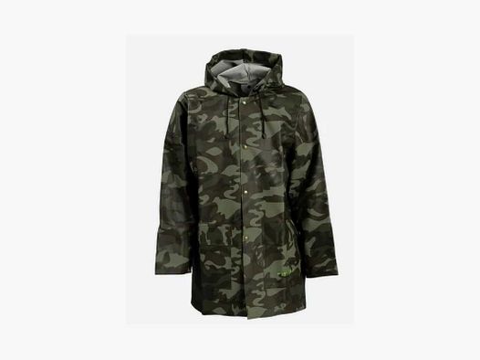 Chaqueta PROS AJ impermeable 3/4 FISHARP con cremallera superdry