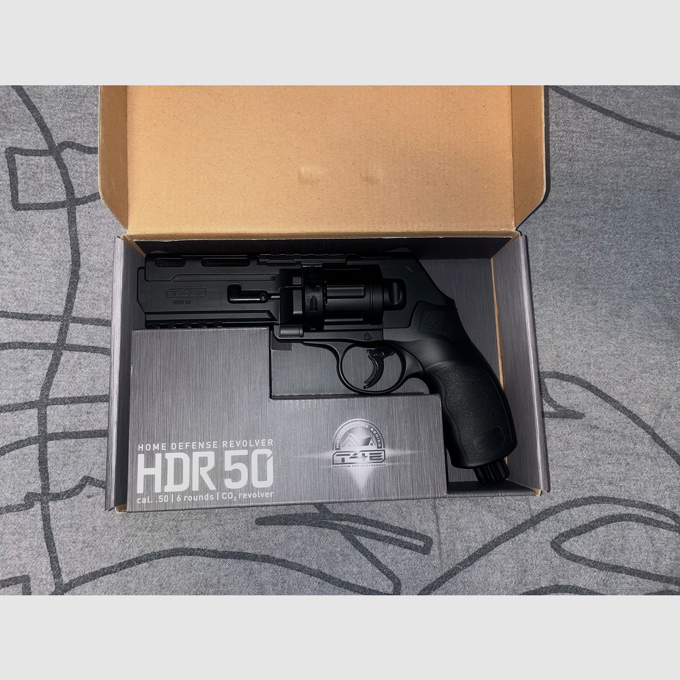 T4E TR50 Gen2 .50 CO2-RAM Revolver Kal. 50 schwarz
