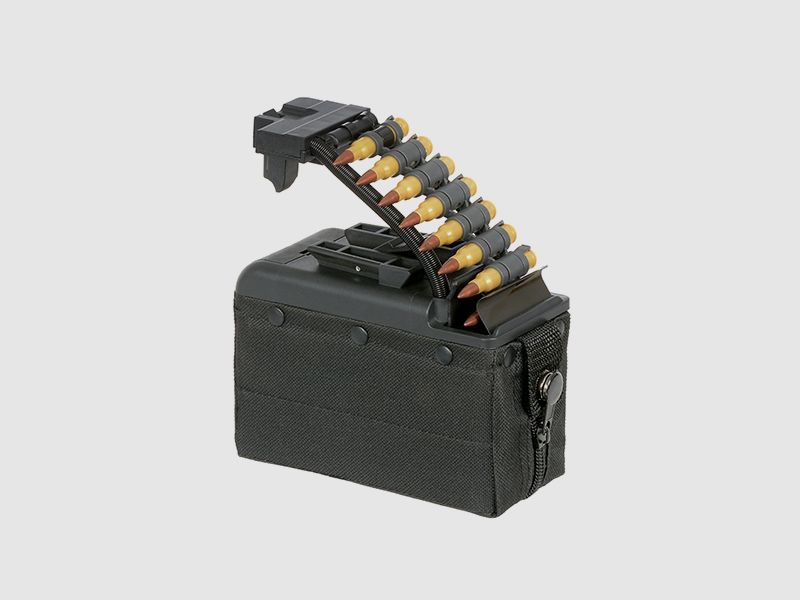 2000rds Electrisches Boxmagazin für 'T8 MK46' von BattleAxe, Schwarz